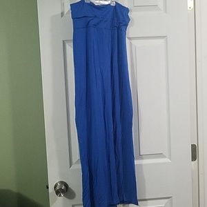 Blue maxi skirt